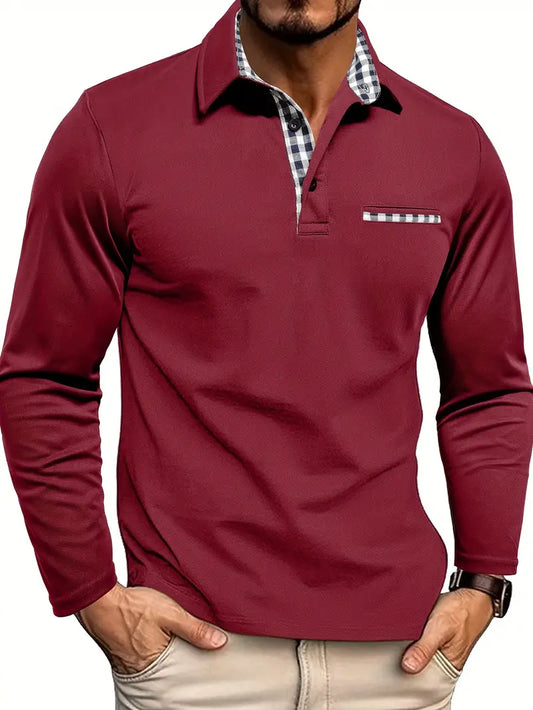 Lorenzo™ – Polo Élégant à Manches Longues